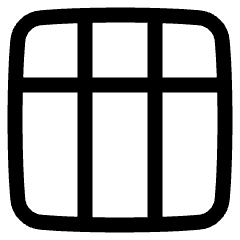 Layout Window 38 Icon from Plump Line Set