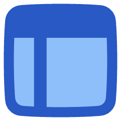 Layout Window 4 Icon from Plump Flat Set