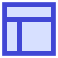 Layout Window 4 Icon from Sharp Duo Set