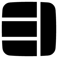 Layout Window 40 Icon from Plump Solid Set