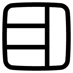 Layout Window 40 Icon from Plump Line Set