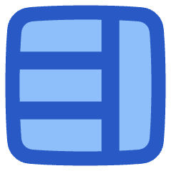 Layout Window 40 Icon from Plump Flat Set