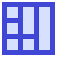 Layout Window 42 Icon from Sharp Duo Set