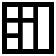Layout Window 43 Icon from Sharp Line Set