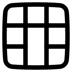 Layout Window 44 Icon from Plump Line Set