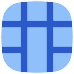 Layout Window 44 Icon from Flex Flat Set