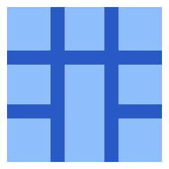 Layout Window 44 Icon from Sharp Flat Set