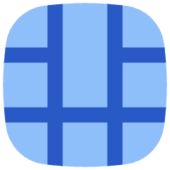 Layout Window 45 Icon from Flex Flat Set