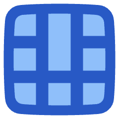 Layout Window 45 Icon from Plump Flat Set