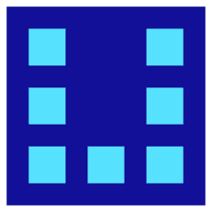 Layout Window 45 Icon from Sharp Pop Set