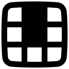 Layout Window 45 Icon from Plump Remix Set