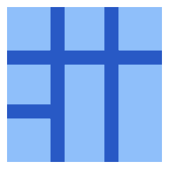 Layout Window 46 Icon from Sharp Flat Set