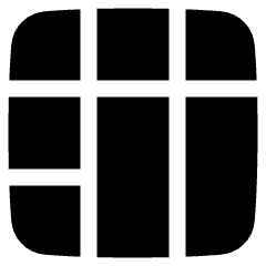 Layout Window 46 Icon from Plump Solid Set