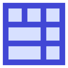 Layout Window 47 Icon from Sharp Duo Set