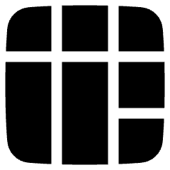 Layout Window 47 Icon from Plump Solid Set