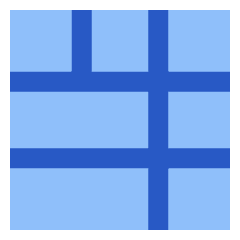 Layout Window 47 Icon from Sharp Flat Set