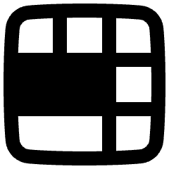 Layout Window 47 Icon from Plump Remix Set