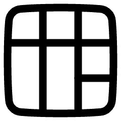 Layout Window 47 Icon from Plump Line Set