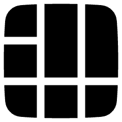Layout Window 48 Icon from Plump Solid Set