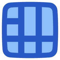 Layout Window 48 Icon from Plump Flat Set