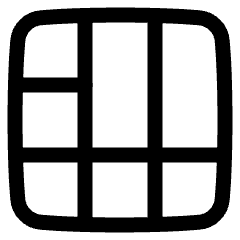 Layout Window 48 Icon from Plump Line Set