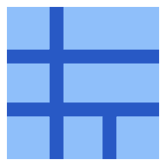 Layout Window 48 Icon from Sharp Flat Set
