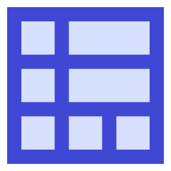 Layout Window 48 Icon from Sharp Duo Set