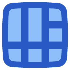 Layout Window 49 Icon from Plump Flat Set