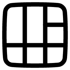 Layout Window 49 Icon from Plump Line Set