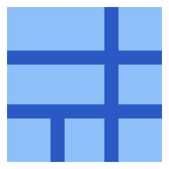 Layout Window 49 Icon from Sharp Flat Set