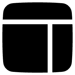 Layout Window 5 Icon from Plump Solid Set