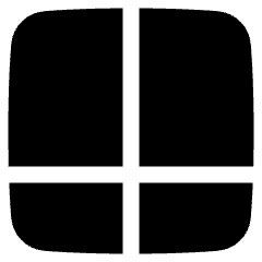 Layout Window 50 Icon from Plump Solid Set