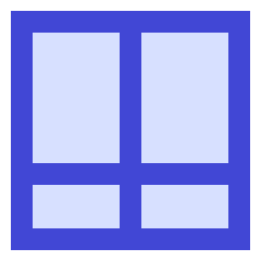 Layout Window 50 Icon from Sharp Duo Set