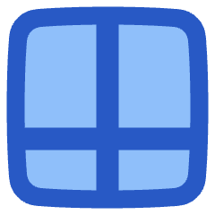 Layout Window 50 Icon from Plump Flat Set