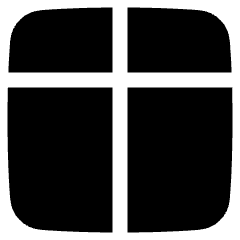 Layout Window 51 Icon from Plump Solid Set