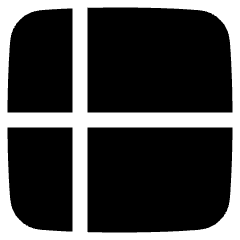 Layout Window 52 Icon from Plump Solid Set