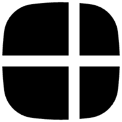 Layout Window 53 Icon from Flex Solid Set