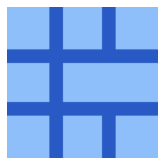 Layout Window 54 Icon from Sharp Flat Set