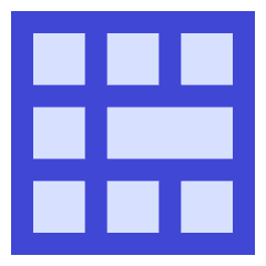 Layout Window 54 Icon from Sharp Duo Set