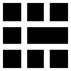 Layout Window 54 Icon from Sharp Solid Set