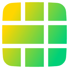 Layout Window 55 Icon from Plump Gradient Set