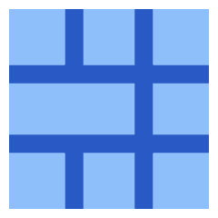 Layout Window 55 Icon from Sharp Flat Set