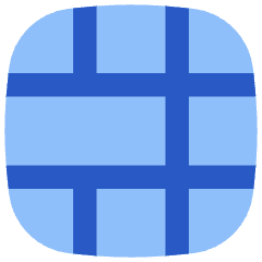 Layout Window 55 Icon from Flex Flat Set
