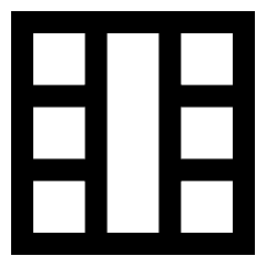 Layout Window 56 Icon from Sharp Line Set