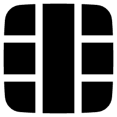 Layout Window 56 Icon from Plump Solid Set