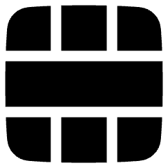 Layout Window 57 Icon from Plump Solid Set