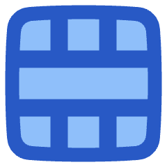 Layout Window 57 Icon from Plump Flat Set