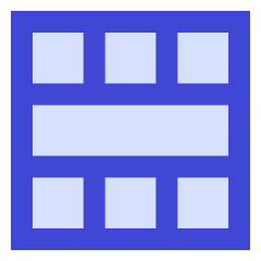 Layout Window 57 Icon from Sharp Duo Set