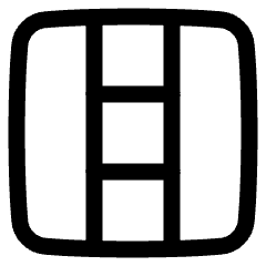 Layout Window 58 Icon from Plump Line Set