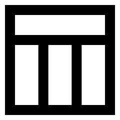 Layout Window 6 Icon from Sharp Line Set